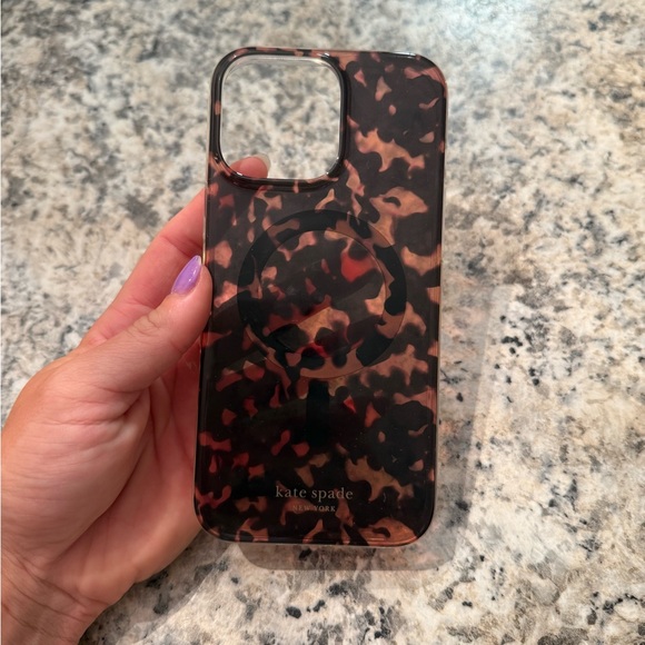 Kate Spade Tortoise Shell Phone Case - Picture 1 of 3